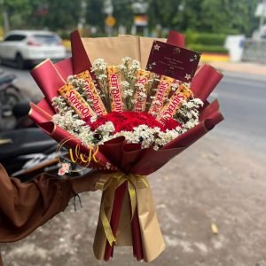 Bouquet Bunga Dan Boneka D1