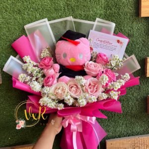 Bouquet Bunga Dan Boneka B4